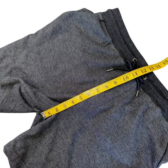 Free Planet Terry Knit Lounge Sweat Shorts Elastic Drawstring Size S Marled Gray - Picture 10 of 12